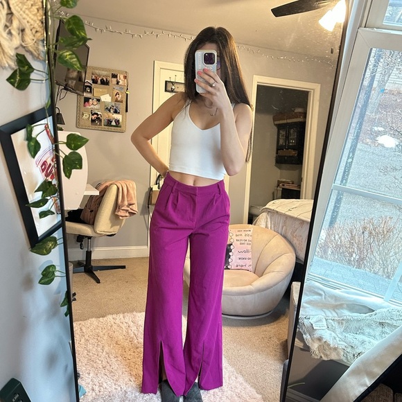 Pants - Vibrant Pink Women's Pants